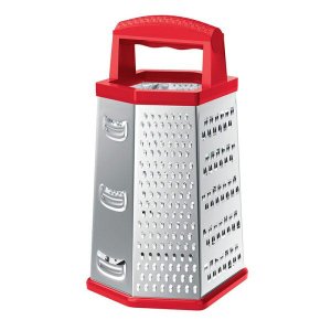 Ralador em Aço Inox 6 Faces Vermelho 9" Prp5357-vm - Euro