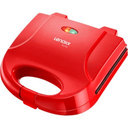 Sanduicheira e Grill Misteira Elétrica Antiaderente Easy Red Vermelha 127V PSD119_127 - Lenoxx - 1
