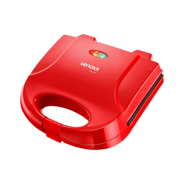 Sanduicheira e Grill Misteira Elétrica Antiaderente Easy Red Vermelha 127V PSD119_127 - Lenoxx