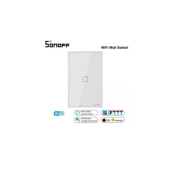 Interruptor Wifi Sonoff T0 US1C 1 Botão Touch Automação - 3