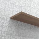 Ver imagem 5 de Kit 2 Prateleiras U 70 x 25cm Nogal Suporte Invisível
