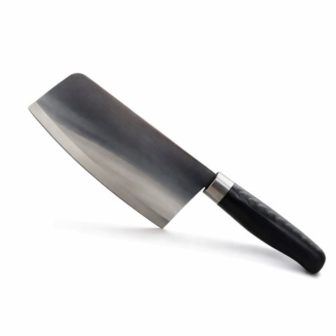 Cutelo Profissional Cozinha Inox 30cm Carne Açougueiro Preto