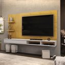 Ver imagem 1 de Painel Suspenso Tv 60 Pol 190 Cm Bento Cedro Bali Dj Móveis Cedro Bali
