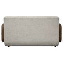 Ver imagem 6 de Sofá Orgânico Curvo 2 Lugares Malbec 150cm Bouclê - Sofa Store:bouclê Bege Marfim