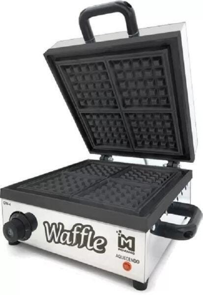 Máquina De Waffles Profissional Gw 4 220V Teflon - Inovamaq - 1