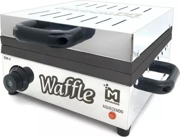 Máquina De Waffles Profissional Gw 4 220V Teflon - Inovamaq - 2