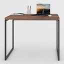Ver imagem 5 de Mesa Escrivaninha Industrial Aço 90 Nogal/Preto - Panorama Móveis