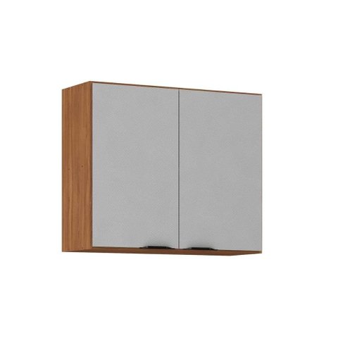 Armário Aéreo Cozinha Modulado Firenze 2 Portas 80cm Amendola/nude Prime Tx - Demóbile