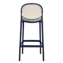 Ver imagem 5 de Kit 2 Banquetas Positano Fratini 108 Cm (altura) Polipropileno Azul Tramas Nude Simulando Rattan