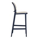 Ver imagem 4 de Kit 2 Banquetas Positano Fratini 108 Cm (altura) Polipropileno Azul Tramas Nude Simulando Rattan