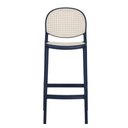 Ver imagem 3 de Kit 2 Banquetas Positano Fratini 108 Cm (altura) Polipropileno Azul Tramas Nude Simulando Rattan