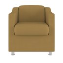 Ver imagem 3 de Cadeira Poltrona Decorativa Reforçada Sala de Espera – Balaqui Decor Cor:Capuccino