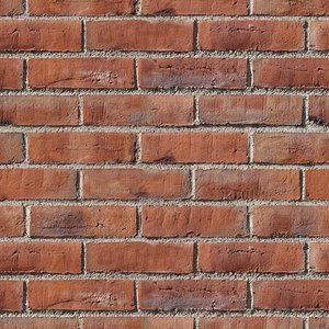 Papel de Parede Tijolinho Vermelho Envelhecido - 3,00x0,50m