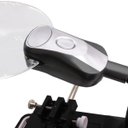 Ver imagem 4 de Lupa De Mesa Bancada Garras Iluminação Led Usb Gt317-B