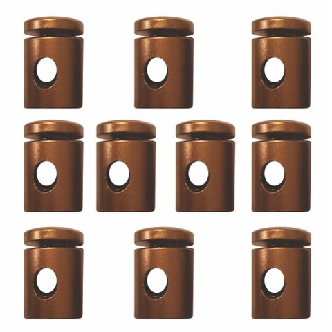 Kit-10 Desviador de Cabo Para Lustres e Pendentes e Luminária MD-6005/10 - Cobre