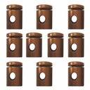 Ver imagem 1 de Kit-10 Desviador de Cabo Para Lustres e Pendentes e Luminária MD-6005/10 - Cobre