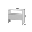 Ver imagem 2 de Mesa Cabeceira Infantil Etno c/ 1 Gaveta Branco - Novo Horizonte
