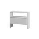 Ver imagem 1 de Mesa Cabeceira Infantil Etno c/ 1 Gaveta Branco - Novo Horizonte