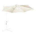 Ver imagem 6 de Ombrelone Malibu 3m com Base Jardim e Piscina Mor Cor:bege Bege