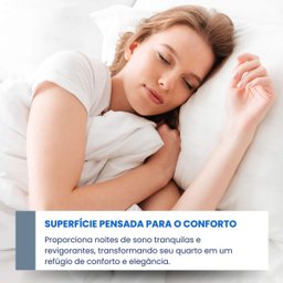 Cobre Leito Casal 3 Peças Dupla Face Toque Aveludado Matelado 400 Fios com Porta Travesseiro - 7
