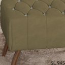 Ver imagem 5 de Puff Puf Para Sala Pes Madeira Trit Veludo SL 945 Peer