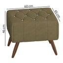 Ver imagem 4 de Puff Puf Para Sala Pes Madeira Trit Veludo SL 945 Peer