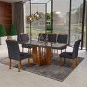 Ver imagem 1 de Sala de Jantar 130x90 4 Cadeiras Roma Bom Pastor