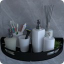Ver imagem 4 de Suporte Porta Shampoo Para Banheiro De Canto Inox Preto