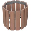 Ver imagem 1 de Cachepot Redondo em Madeira Plastica 50×40 Ipê