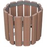 Cachepot Redondo em Madeira Plastica 50×40 Ipê - 1