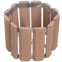 Cachepot Redondo em Madeira Plastica 50×40 Ipê - 2