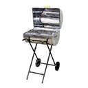 Ver imagem 2 de Churrasqueira Master Grill Inox Grelha e Carrinho 94x38x30cm