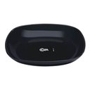 Ver imagem 2 de Kit 6 Pratos para Sobremesa Quadrados 17cm Preto Coza Plástico Essential