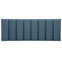 Ver imagem 2 de Cabeceira Queen Linho Azul Placa Modulada Estofada Ripada Adesiva
