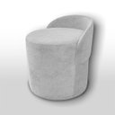 Ver imagem 5 de Puff Decorativo com Encosto Forma Orgânica Bouclé Yuri