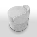 Ver imagem 4 de Puff Decorativo com Encosto Forma Orgânica Bouclé Yuri