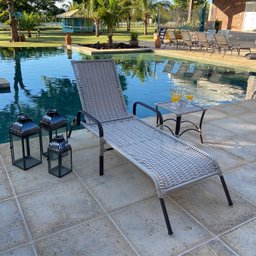 Kit 1 Espreguiçadeira Sicília + Mesa de Centro - 1