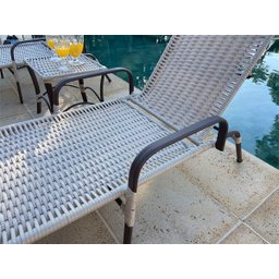 Kit 1 Espreguiçadeira Sicília + Mesa de Centro - 2