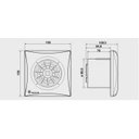 Ver imagem 3 de Kit Exaustor Banheiro Silent-100Cz 110V +2M Duto+Grelha Gvaf