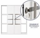 Ver imagem 3 de Porta de Correr Alumínio Branco Lambril 04 Folhas Maxx - 210x200