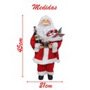 Ver imagem 3 de Boneco Natal Papai Noel com Presente Sommelier 45cm