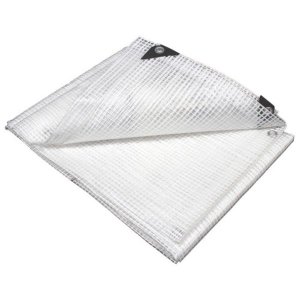 Lona Plástica Transparente Impermeável Proteção Toldo 4 x 4