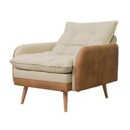 Poltrona Amamentação Decorativa Reclinável Luxo Inglaterra com Puff - Harpia Decor - 4
