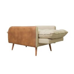 Poltrona Amamentação Decorativa Reclinável Luxo Inglaterra com Puff - Harpia Decor - 6