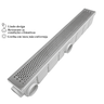 Ralo Linear Quintal Varanda 6x50 Bolinha Cocho Branco - 4