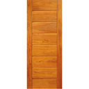Ver imagem 2 de Porta Pivotante Madeira Maciça Tauari (a) 214x0,97 (l) Batente 14 Cm Fechadura e Puxador Incluso.