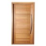 Porta Pivotante Madeira Maciça Tauari (a) 214x0,97 (l) Batente 14 Cm Fechadura e Puxador Incluso. - 1