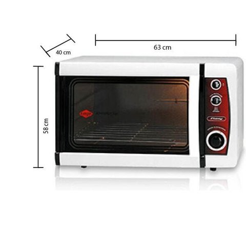Forno Elétrico Layr Flexy Easy Clean 46 Litros 1750W Branco