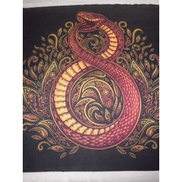 TOALHA ESOTERICA SIMBOLO MILENAR OUROBORO SERPENTE - 5