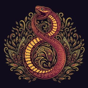 TOALHA ESOTERICA SIMBOLO MILENAR OUROBORO SERPENTE
